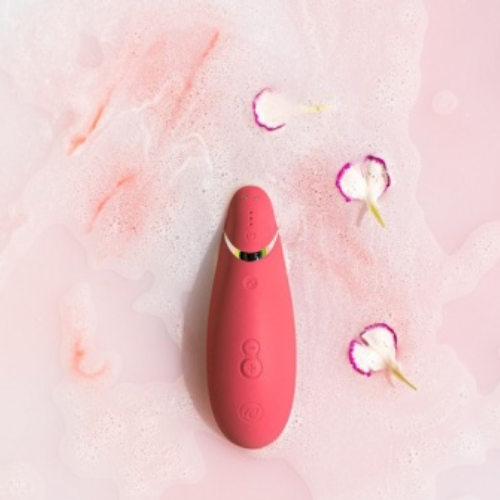 Womanizer Premium 2 陰蒂吸啜器 莓紅色