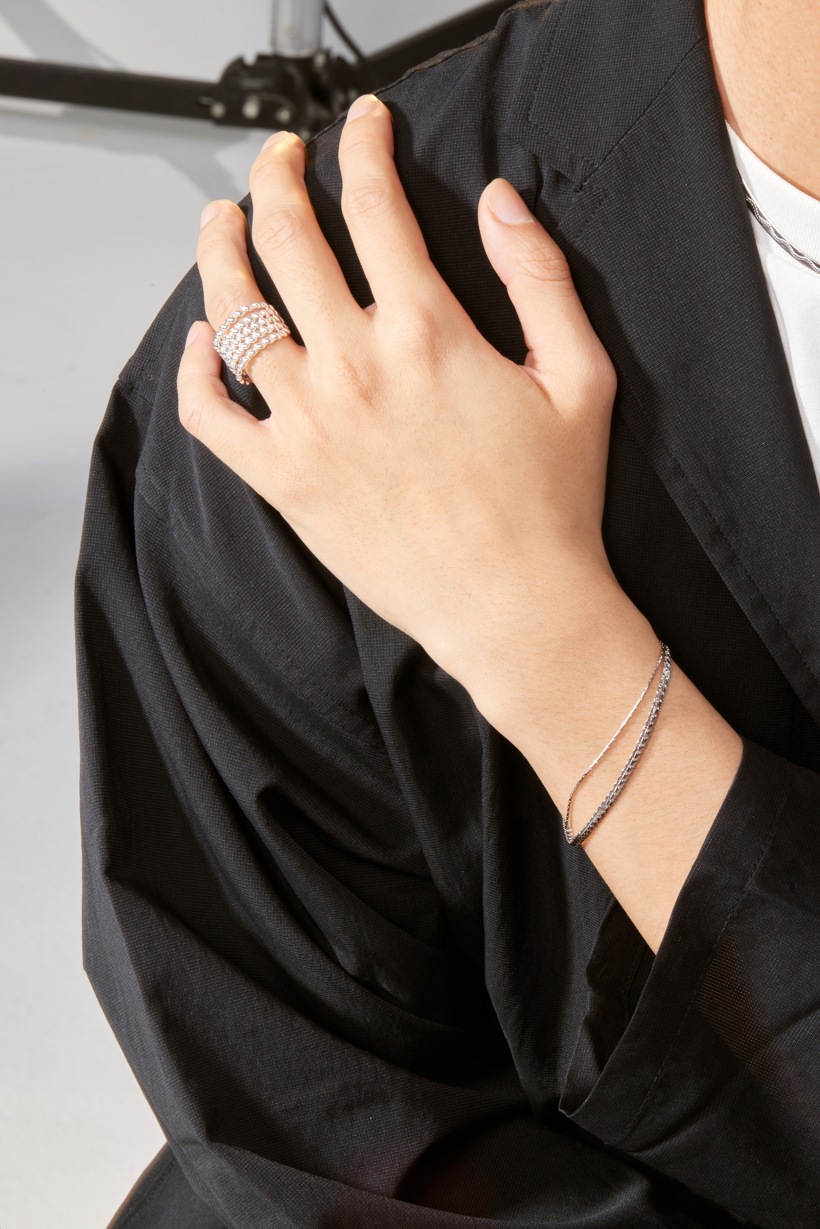 B251 | 鈦鋼雙鏈手鍊