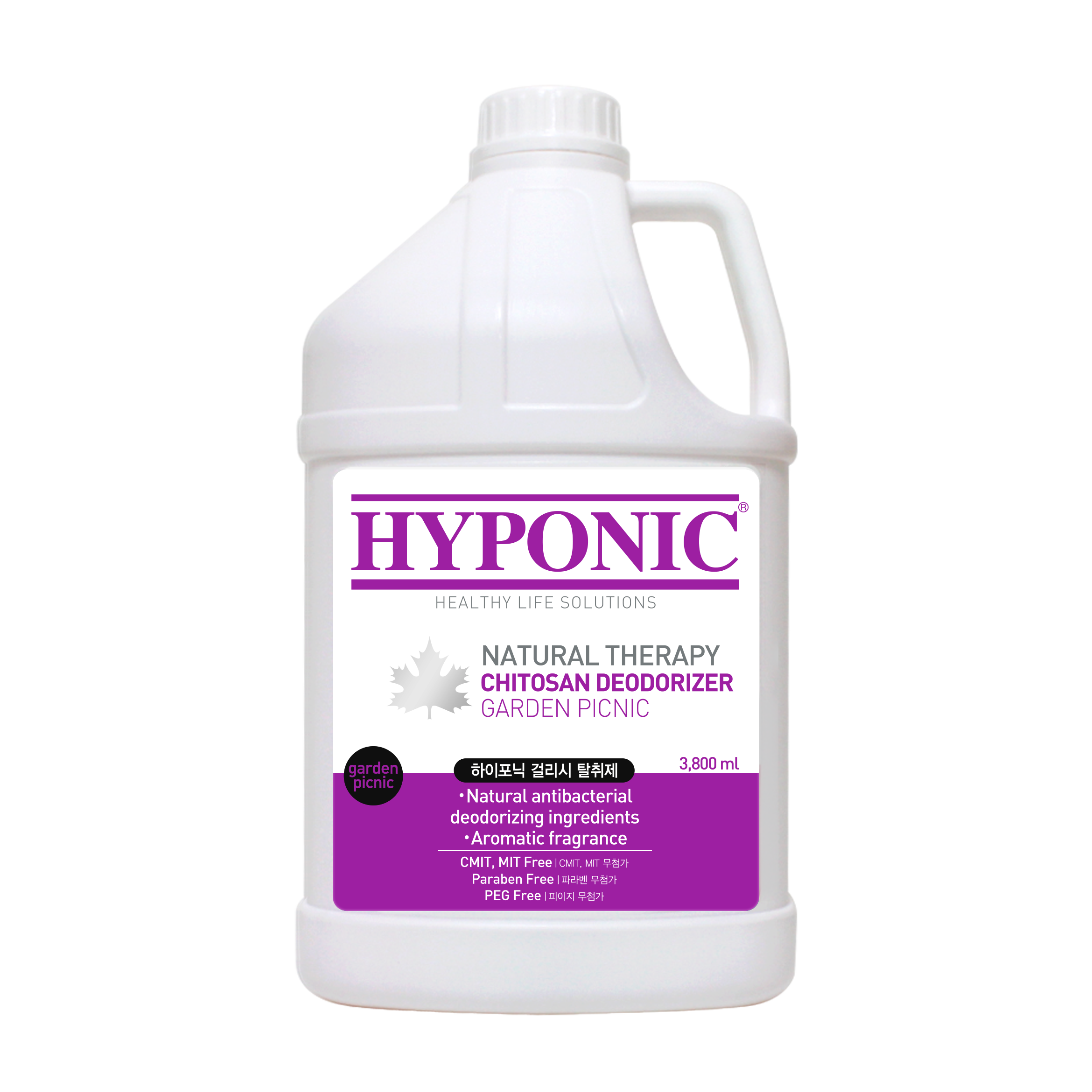 HYPONIC 極致低敏甲殼素除臭清香噴霧【粉漾花調】 Chitosan Deodorizer (Floral) 3.8L