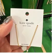 [S] KATE SPADE KB744 RAZZLE DAZZLE NECKLACE,CLEAR/WORN, 196021493959 (SKS1258)