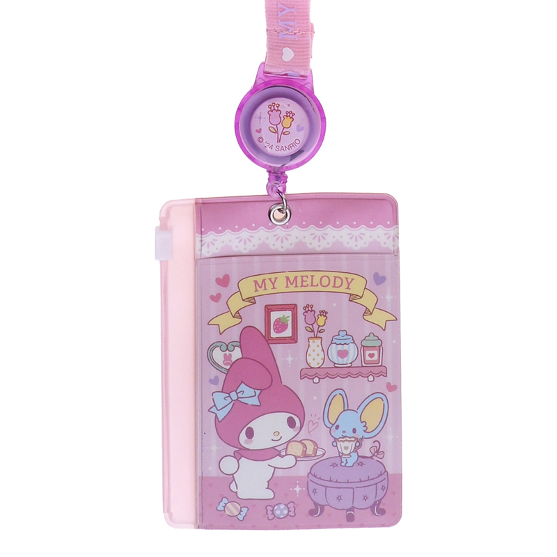 My Melody PVC証件套連可伸縮頸繩  9-8309-1