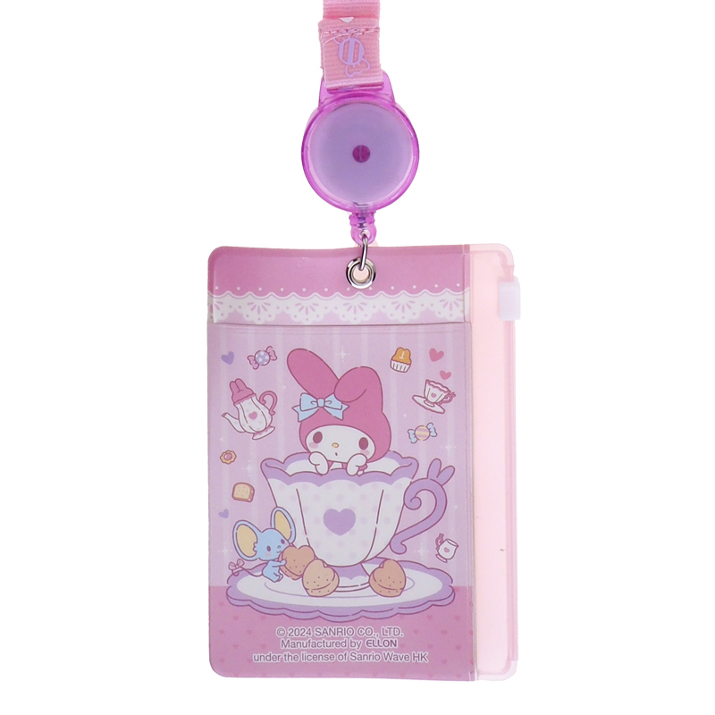 My Melody PVC証件套連可伸縮頸繩  9-8309-1