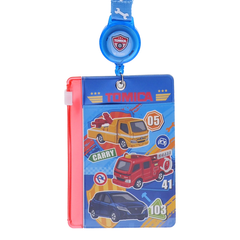 Tomica PVC証件套連可伸縮頸繩  TM-8309-1