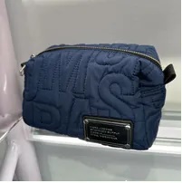 [S] MARC JACOBS 4S4SCP002S02-419 MAKEUP POUCH,AZURE BLUE, 196611115056 (SMJ377)