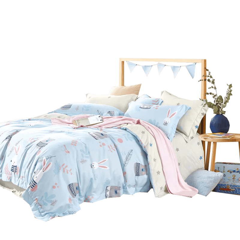 【藍貓Blue cat】40支天絲台灣製造-床包兩用被套組(多色任選)