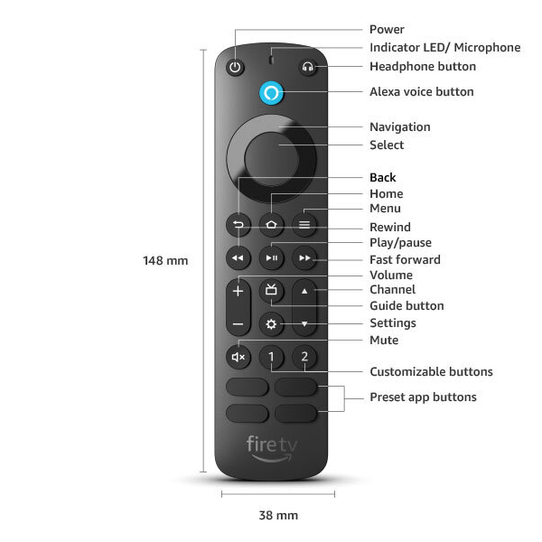 亞馬遜 - Alexa語音辨識遙控器 Pro