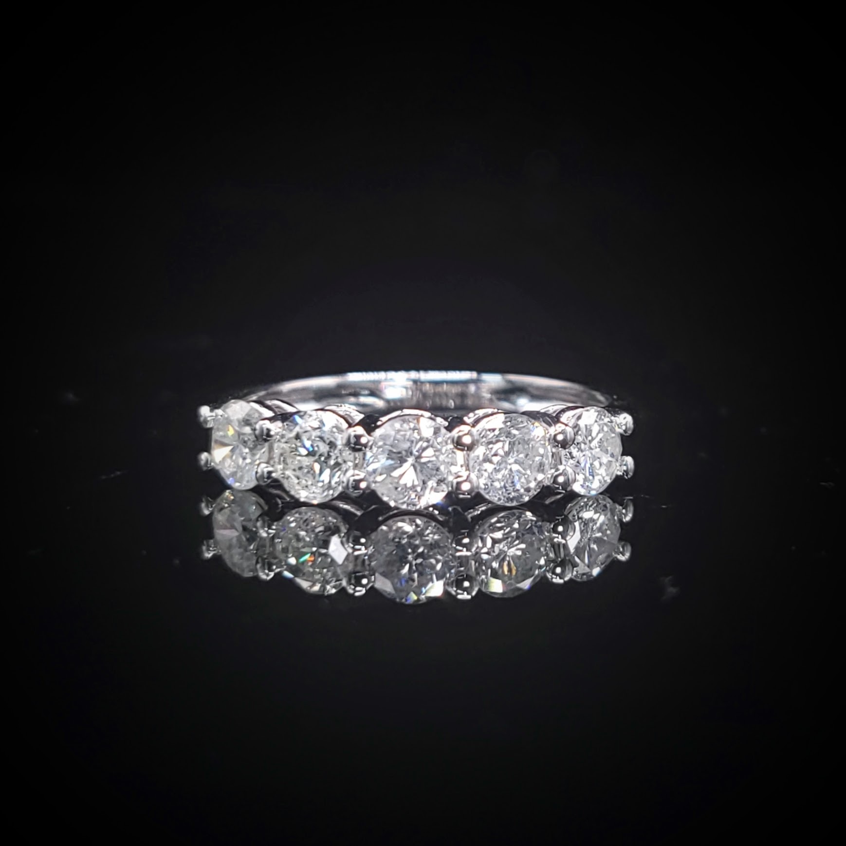 18K White Gold 1.18ct Diamond Ring