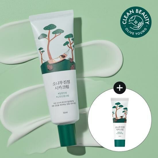 Round Lab Pine Tree Soothing CICA Cream 50ml [Olive Young Planning Set]