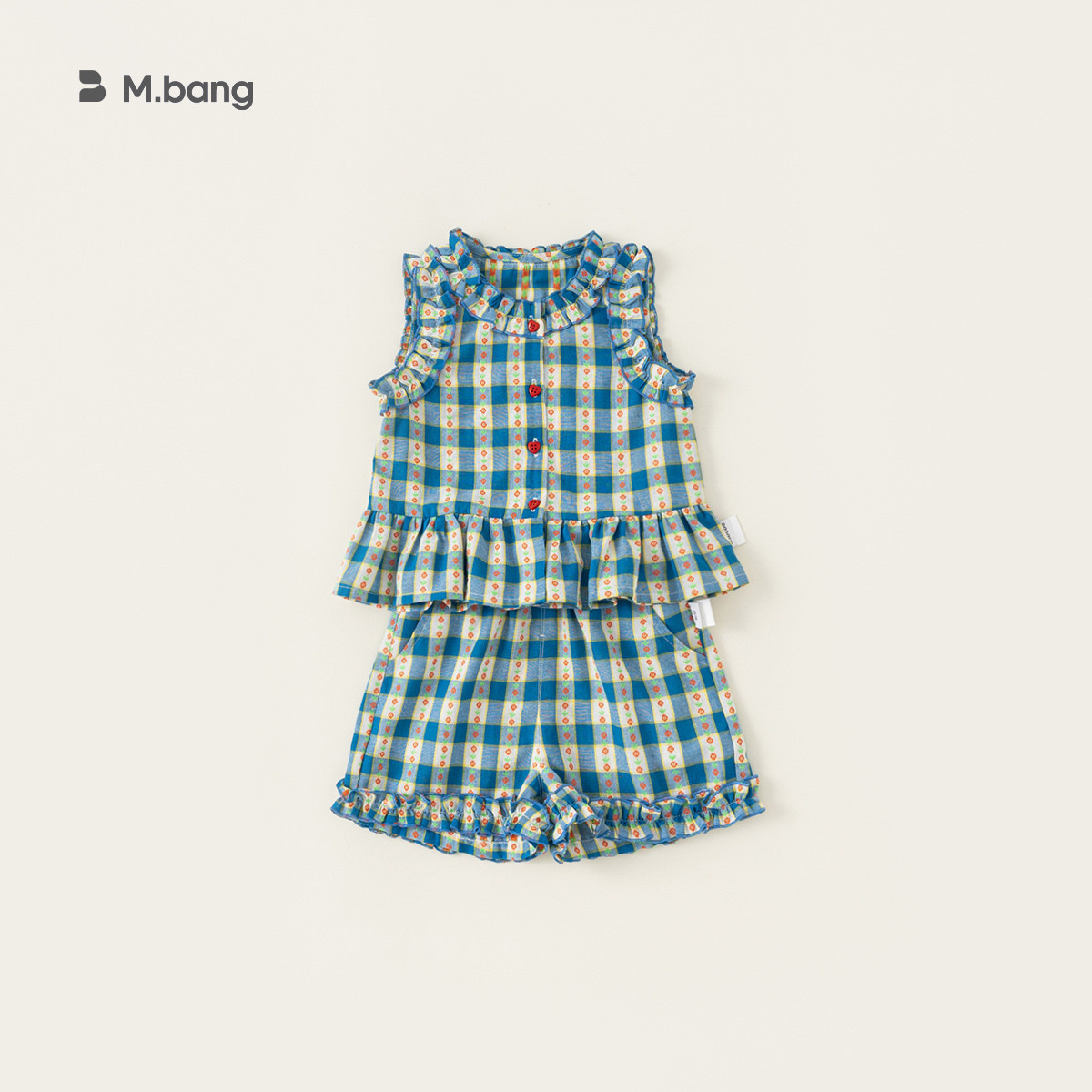 夏季小花朵愛心扣套裝