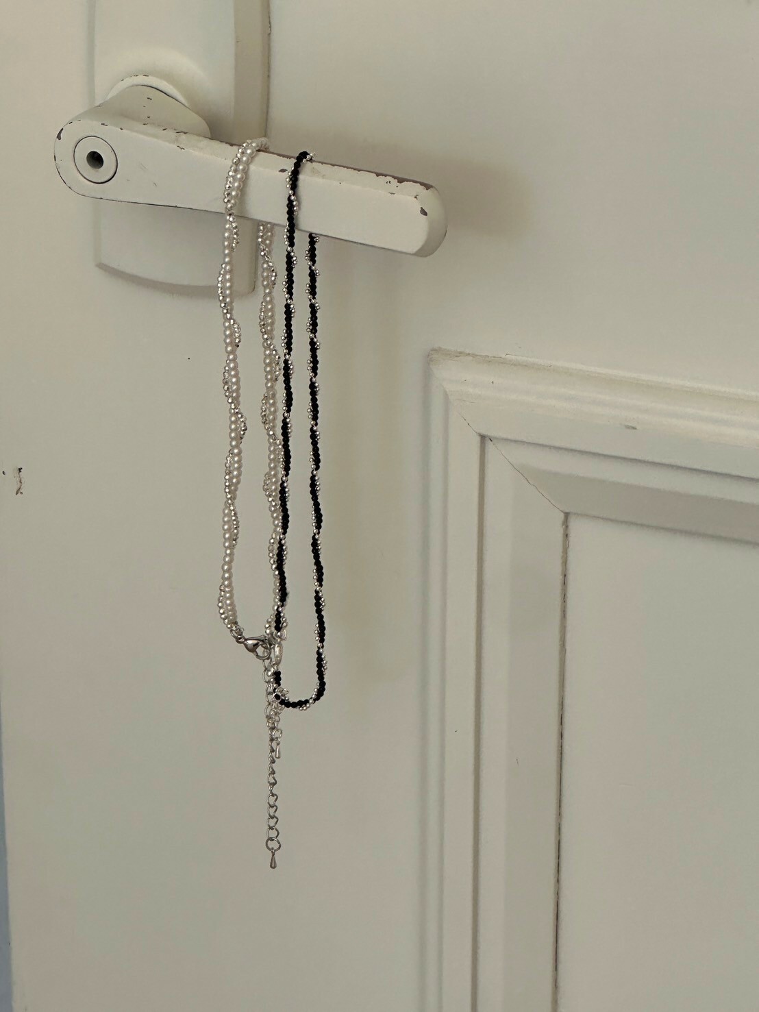 基礎款!! 碎銀纏繞雙層鏈（現貨）