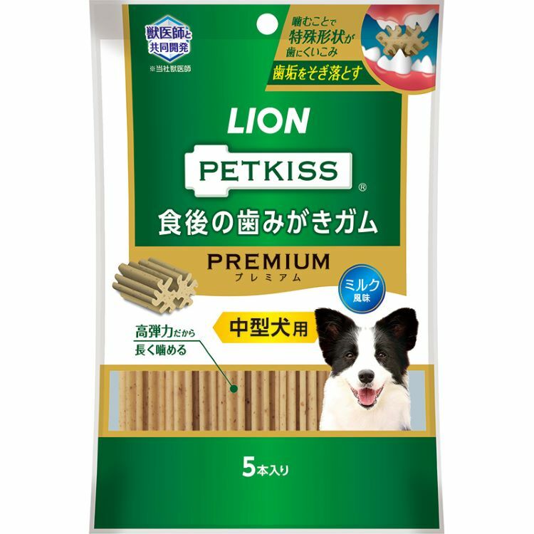 Lion PetKiss 飯後潔齒棒 中型犬