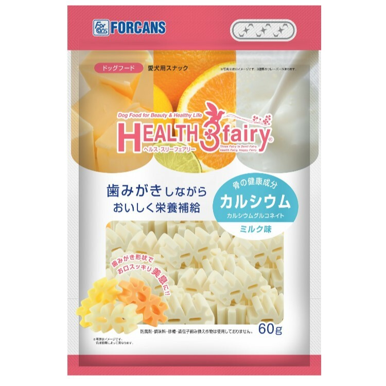 FORCANS 加鈣牛奶味潔齒小食 60g