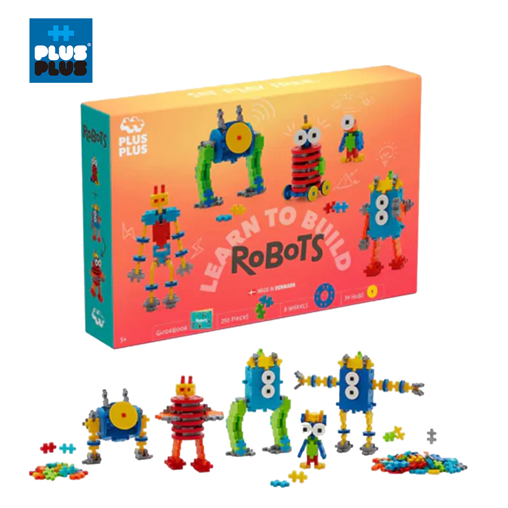 【++Plus-Plus 加加積木】小顆粒 創作系列 小小機器人