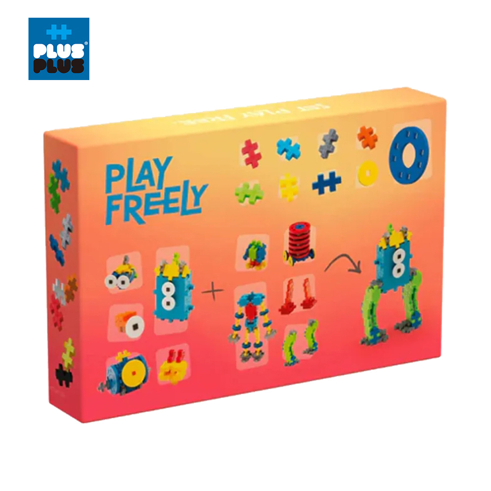 【++Plus-Plus 加加積木】小顆粒 創作系列 小小機器人