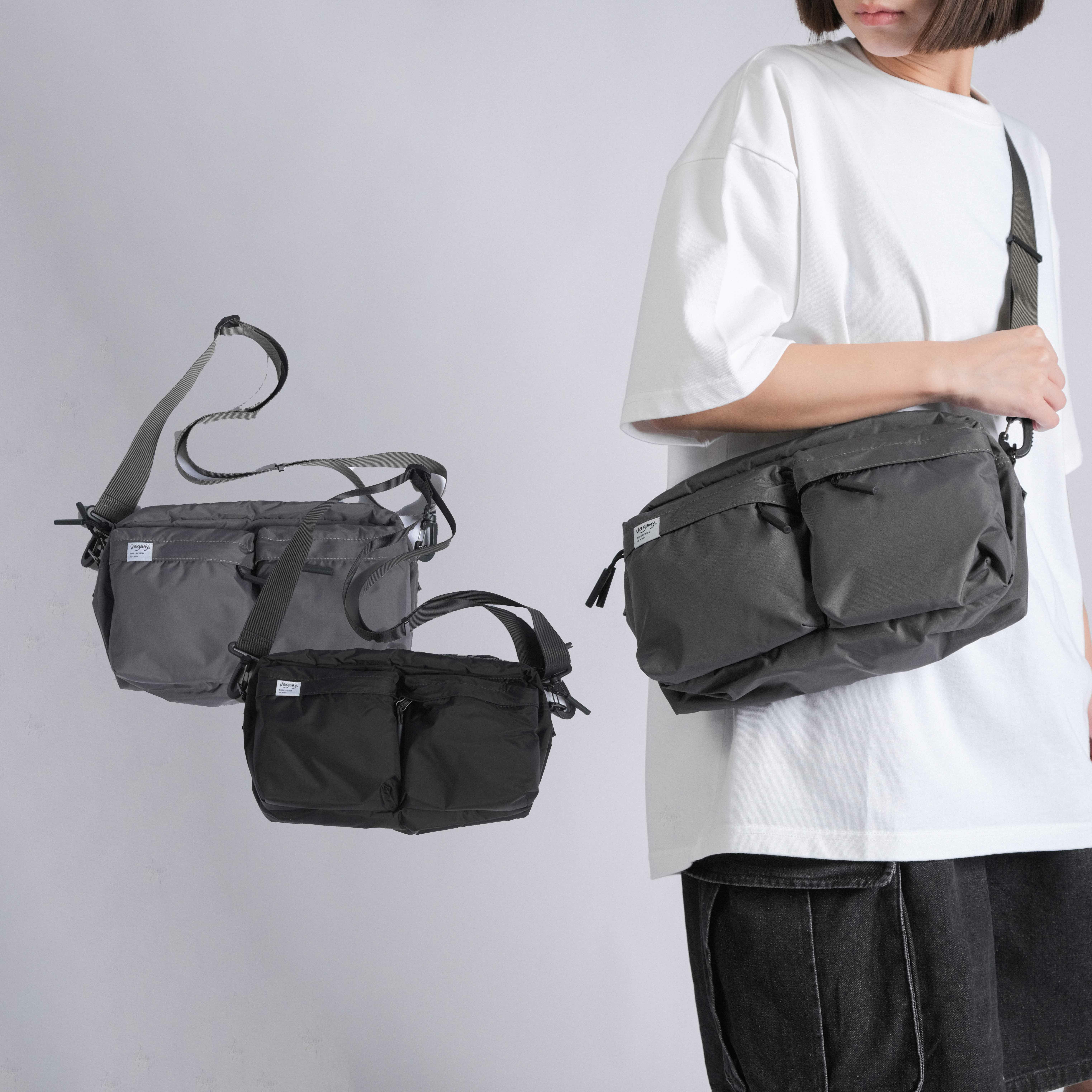 “現貨” Vagary 多口袋夾層 輕便側背包