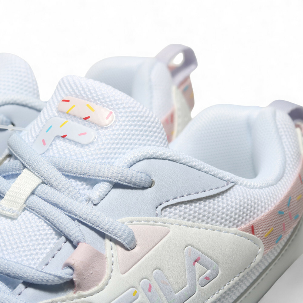 FILA 休閒鞋 白粉紫 冰淇淋配色 復古 老爹鞋 女 5J929Y159