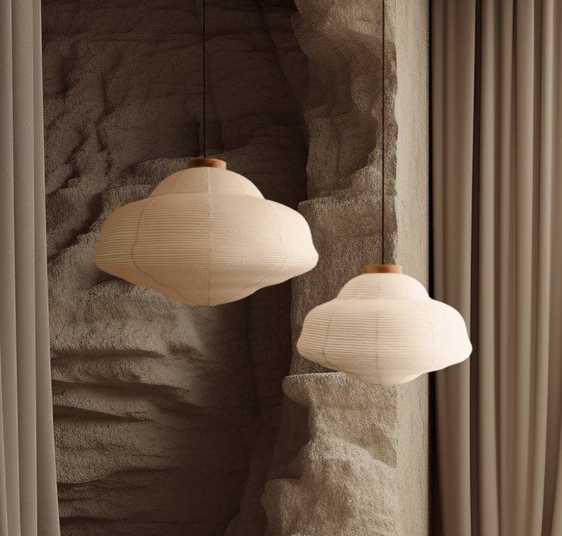 紙牛奶吊燈 - 共兩尺寸