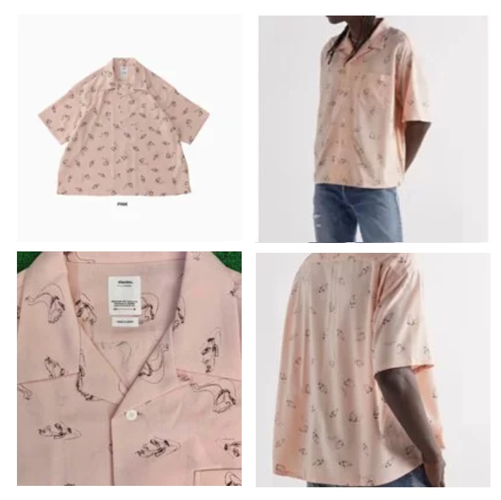 VISVIM HARMON SHIRTS/S ROADSTER - PINK SIZE 3 IN STOCK NOW (現貨發售中)