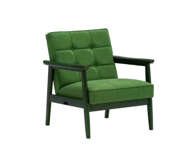 K CHAIR  單人沙發 / 綠 x 綠