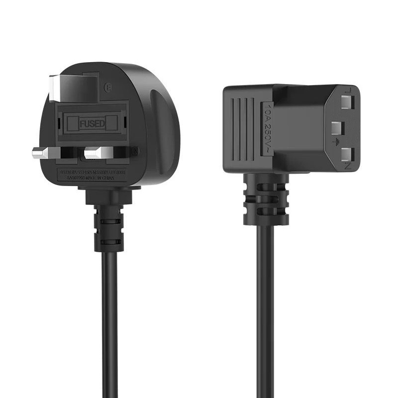 電源線 UK 轉 C13 右彎 (1.5m)