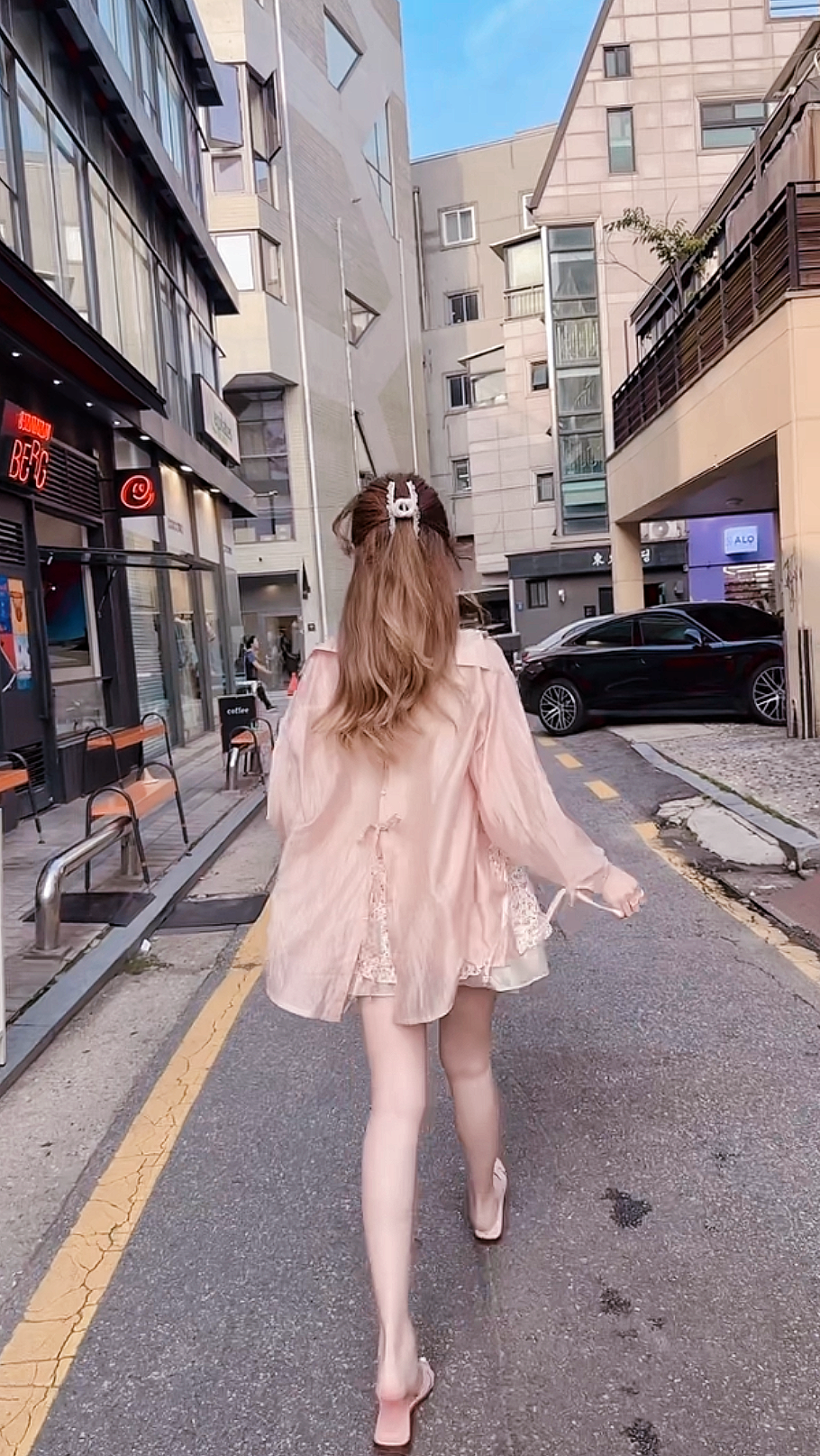 *MADE BY BJ2 SERIES* 天絲質～THE TENCEL PEARL BUTTON BACK RIBBON OUTER 2024