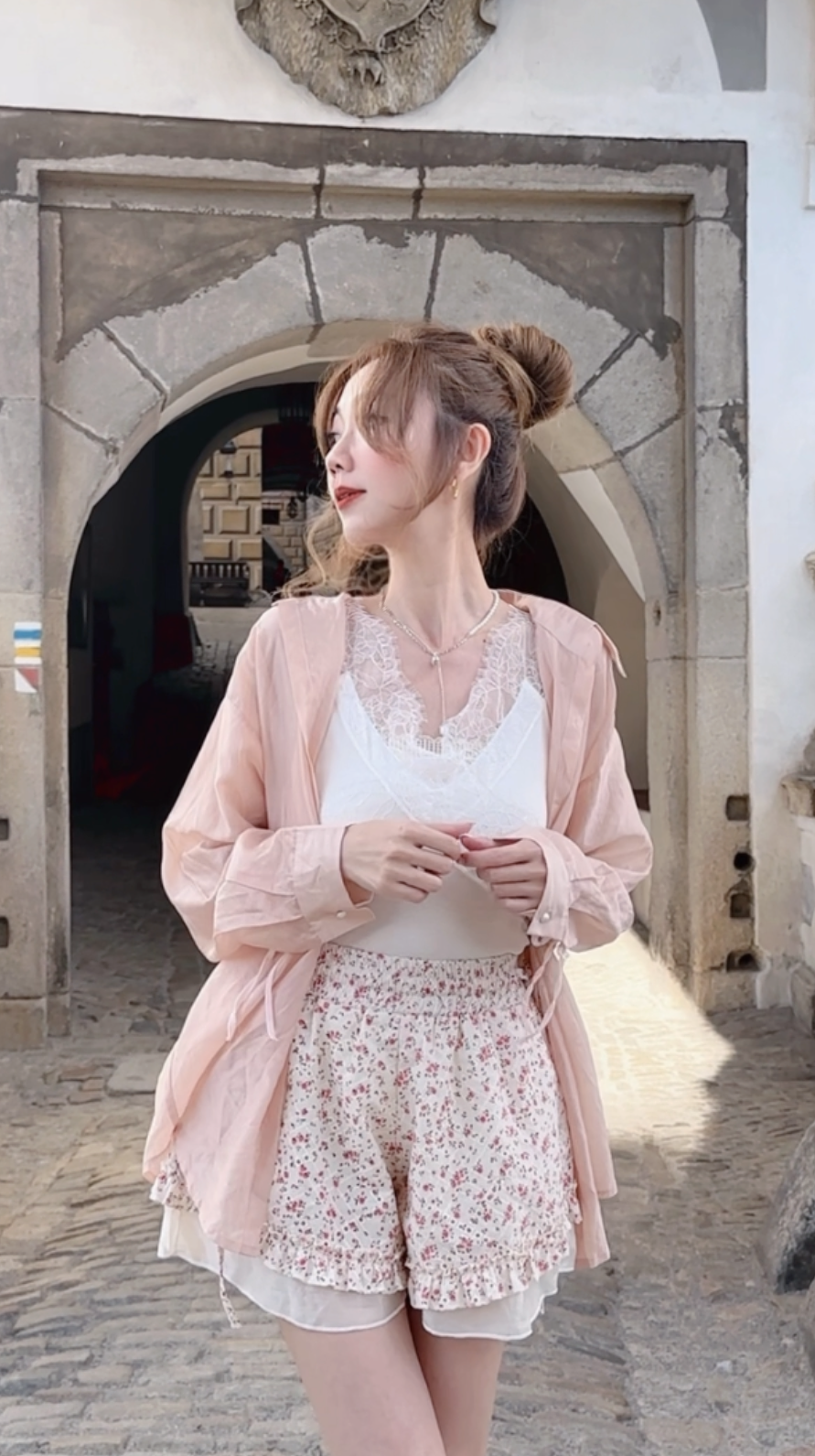 *MADE BY BJ2 SERIES* 天絲質～THE TENCEL PEARL BUTTON BACK RIBBON OUTER 2024