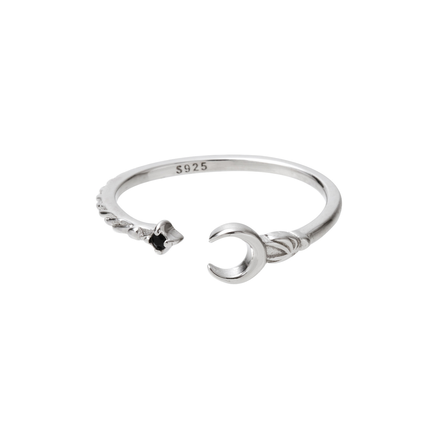 平價飾品,純銀,月亮,戒指