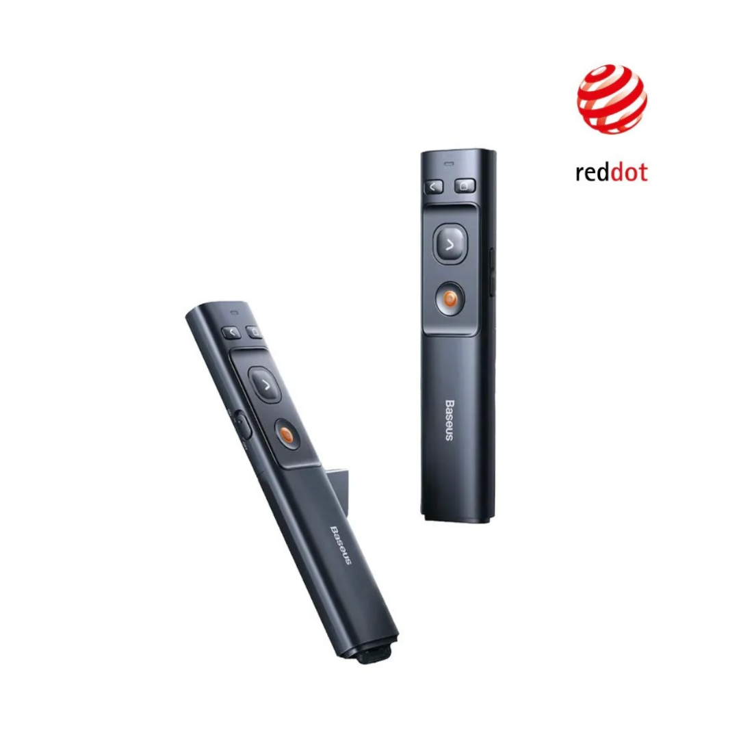 Baseus 搖控無線示範筆翻頁筆鐳射筆 簡報遙控器  2.4GHz  USB-C