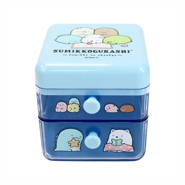 角落小夥伴｜𝗦𝘂𝗺𝗶𝗸𝗸𝗼 𝗚𝘂𝗿𝗮𝘀𝗵𝗶 掀蓋2抽置物盒