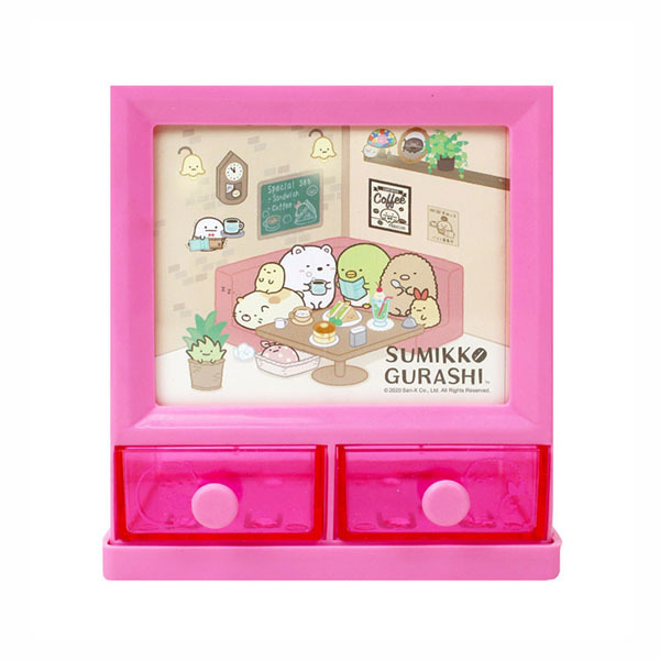 角落小夥伴｜𝗦𝘂𝗺𝗶𝗸𝗸𝗼 𝗚𝘂𝗿𝗮𝘀𝗵𝗶 雙抽方形置物盒