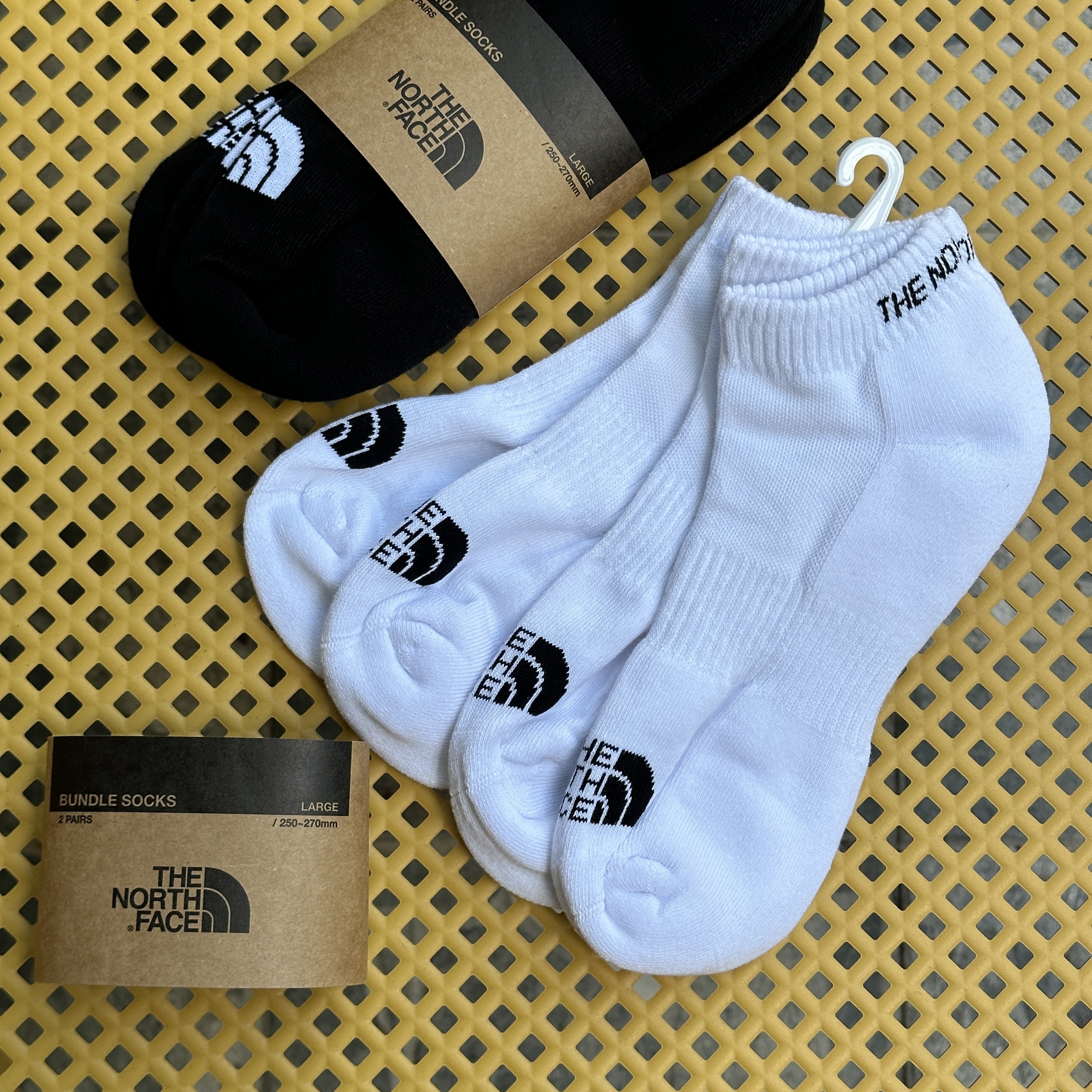 【現貨】The North Face LOW SOCKS SET 北臉船型低筒襪 2件組 NY4LQ01