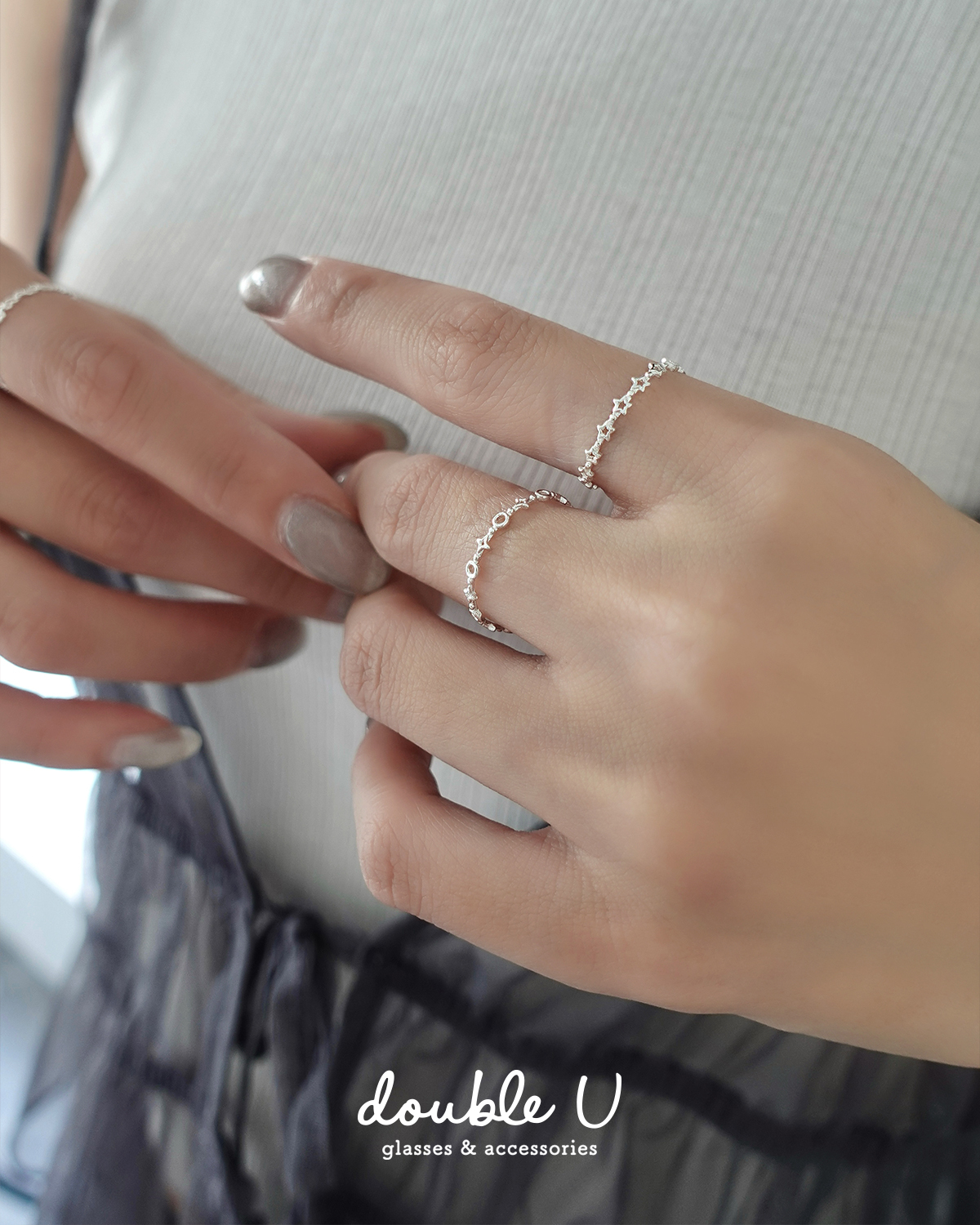 迷你小星星・純銀戒指 (XRS10308)