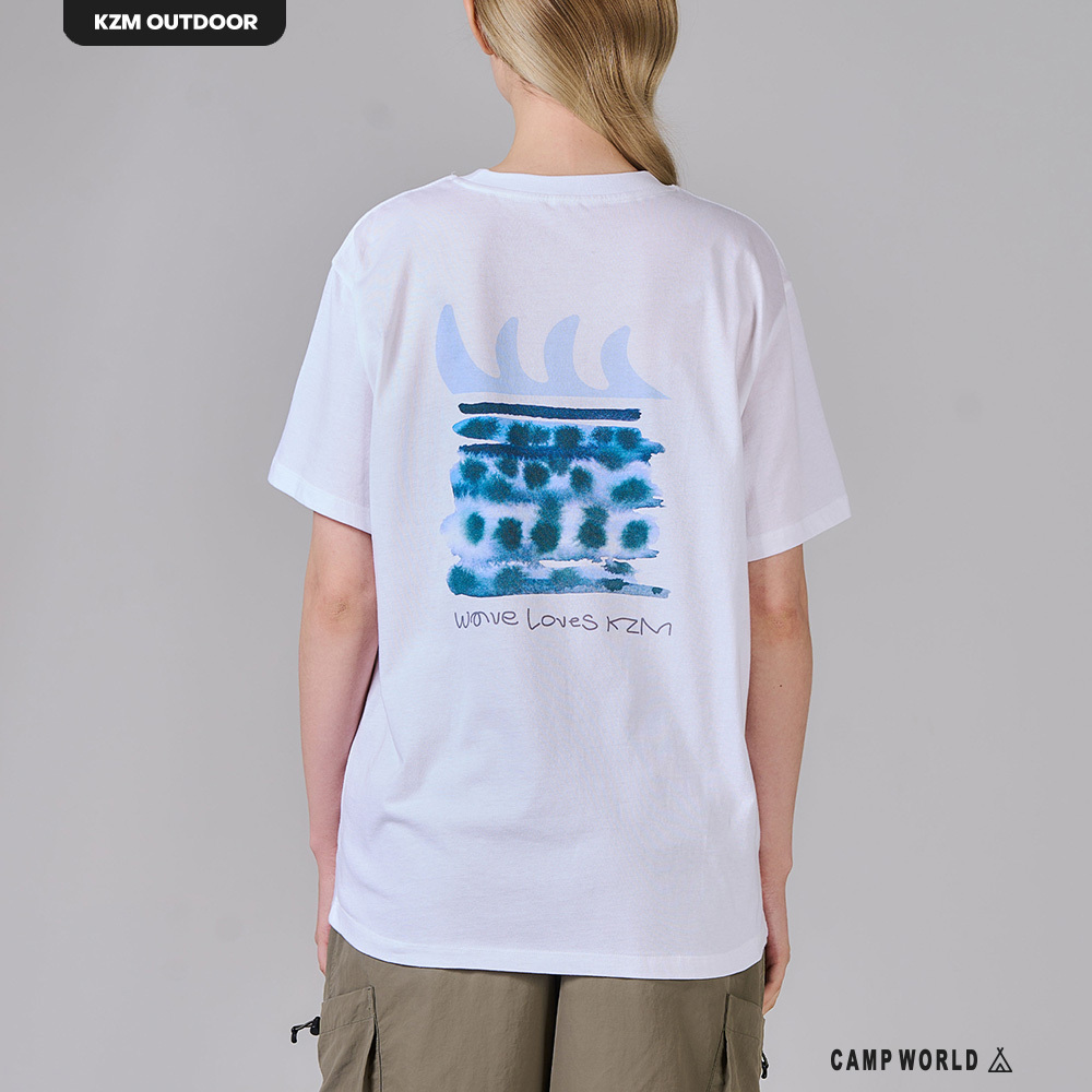 KZM S02 浪花藝術短袖上衣