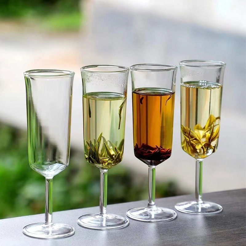 水晶通透高腳玻璃杯