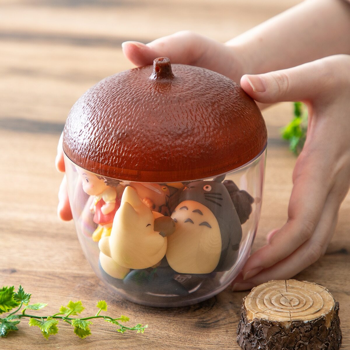 橡果子禮物罐 中型咖啡色