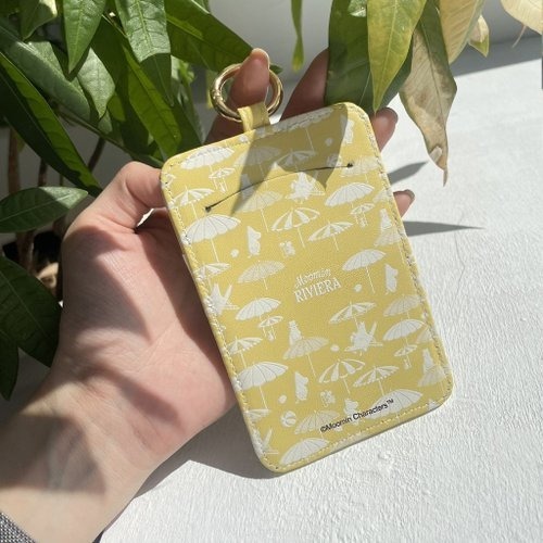 嚕嚕米姆明｜𝗣𝗶𝗻𝗸𝗼𝗶 𝘅 𝗠𝗼𝗼𝗺𝗶𝗻 聯名限量 證件套 悠遊卡套 米黃日系插畫