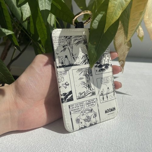 嚕嚕米姆明｜𝗣𝗶𝗻𝗸𝗼𝗶 𝘅 𝗠𝗼𝗼𝗺𝗶𝗻 聯名限量 證件套 悠遊卡套 黑白個性日系插畫