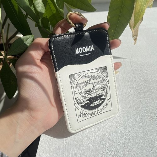 嚕嚕米姆明｜𝗣𝗶𝗻𝗸𝗼𝗶 𝘅 𝗠𝗼𝗼𝗺𝗶𝗻 聯名限量 證件套 悠遊卡套 黑白個性日系插畫