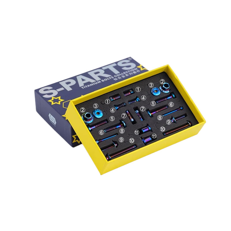 S-Parts 碟剎鈦合金螺絲套裝 Shimano用