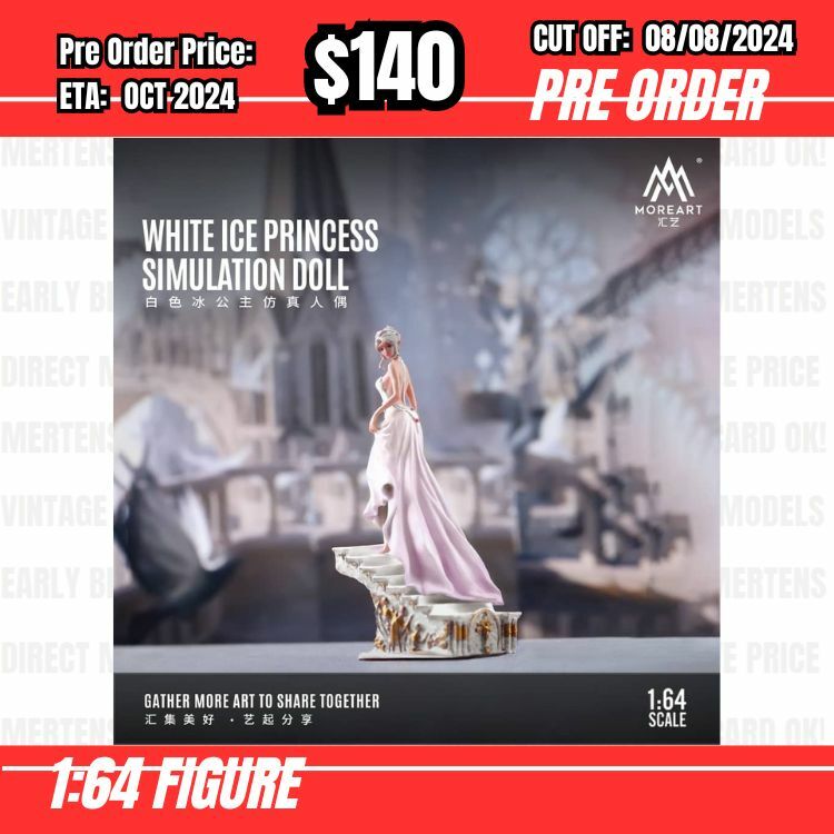 PO-$140 * Moreart * 1:64 Figure - White Ice Princess [OD02/08]