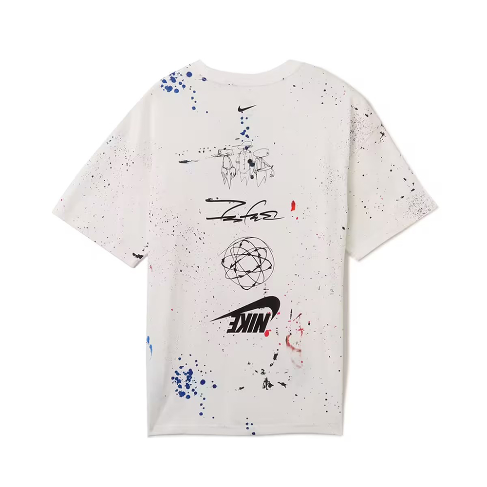 Nike Logo 潑墨短袖 白 HF5565-100