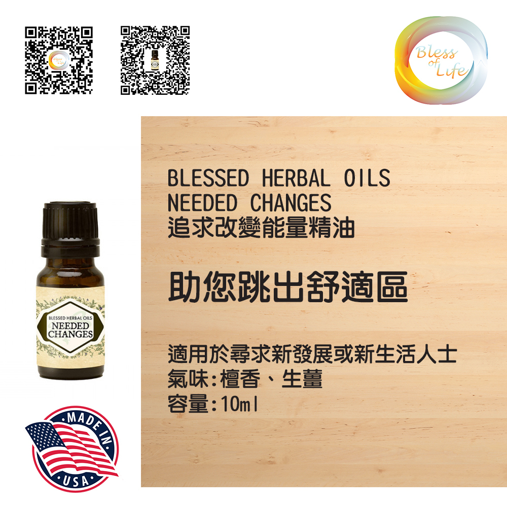 Coventry Creations - Blessed Herbal 改變/驅逐能量精油 Needed Changes Oil