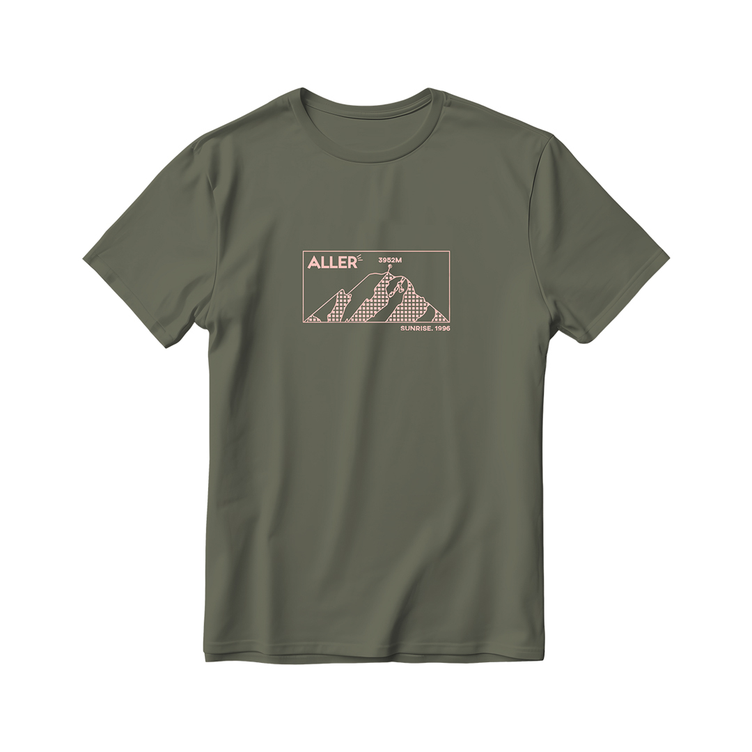 ALLER 印象玉山排汗衫 中性款 (2色) 排汗透氣/快乾/登山休閒 10AL11313