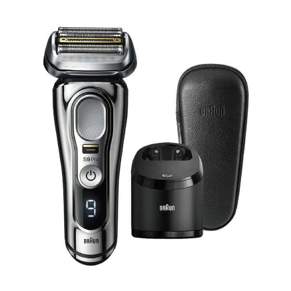 Braun 百靈 Series 9 Pro 9465cc 乾濕兩用電動鬚刨連清洗座 平行進口