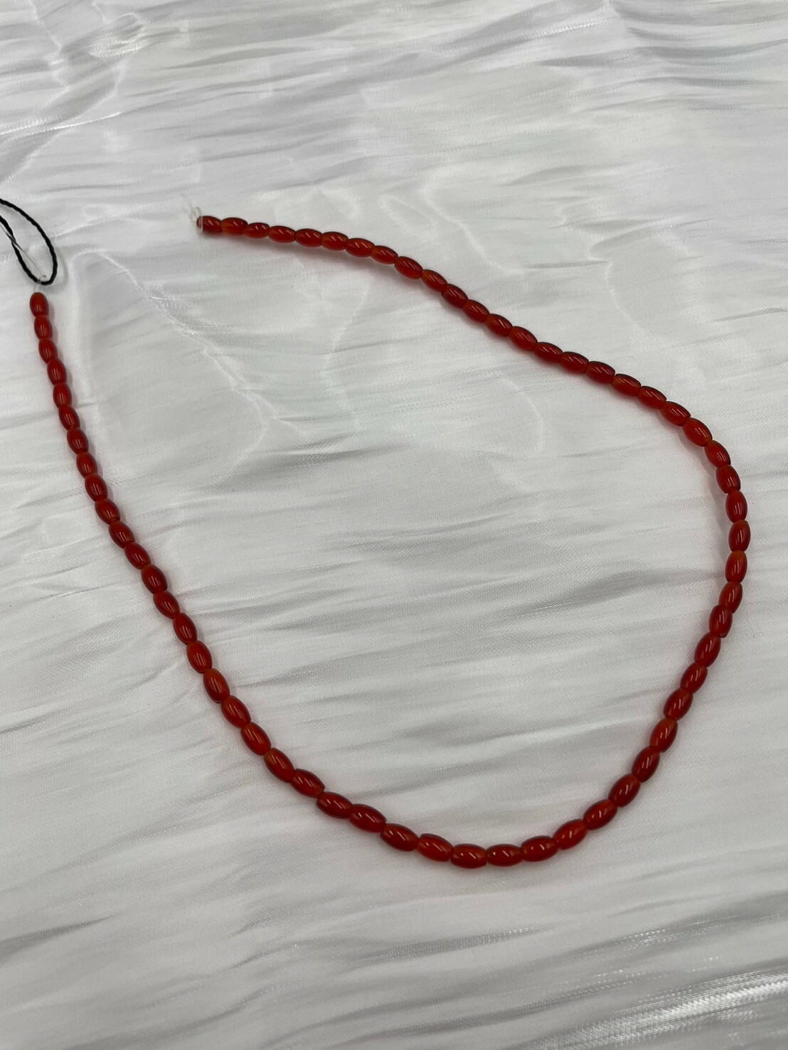 條-No.15亮面橢圓迷你瑪瑙珠3.6mm*6mm約63顆