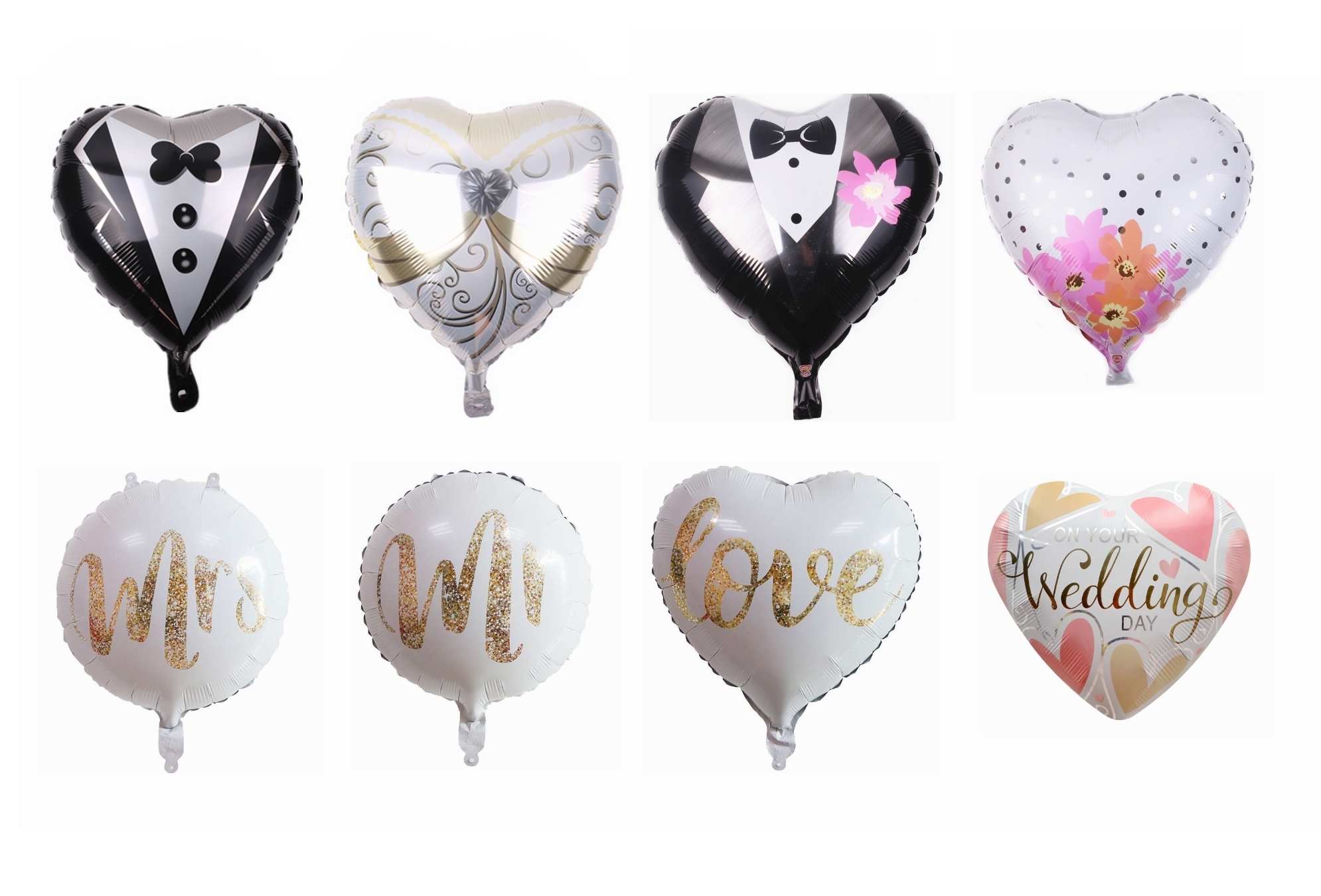 18吋婚禮鋁膜氣球  👉 現貨