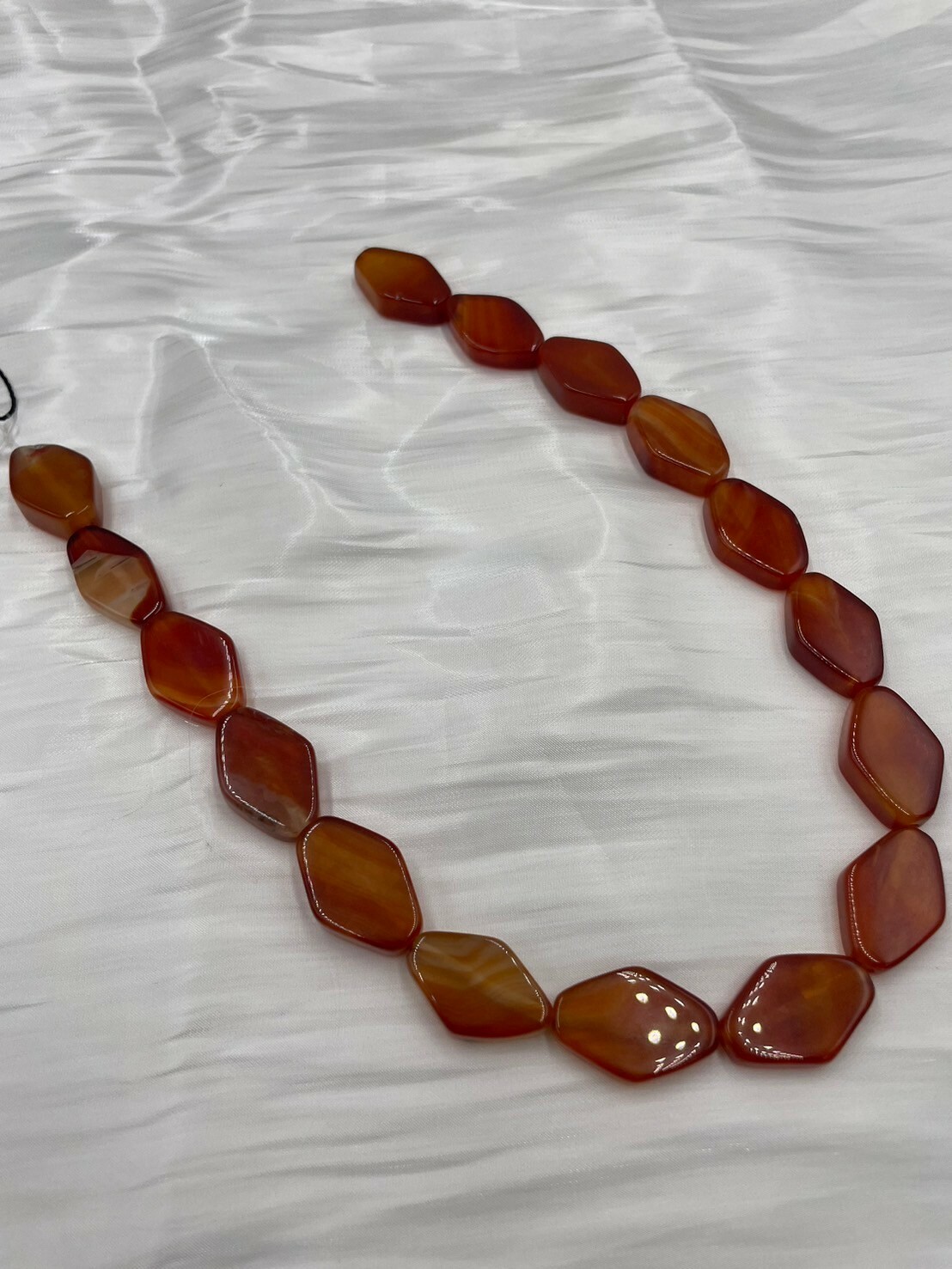 條-No.12亮面菱形大瑪瑙25mm*16mm約16顆