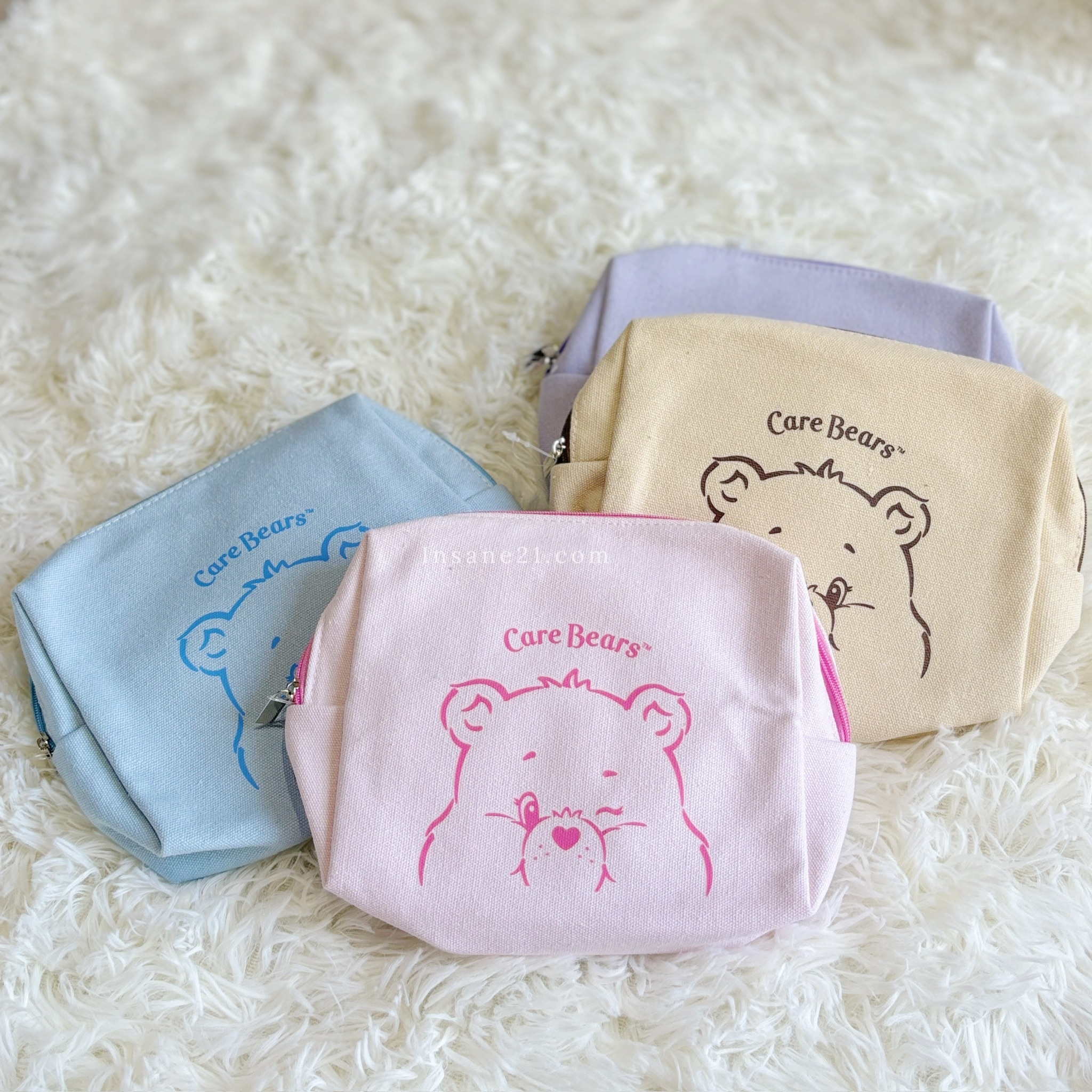 CARE BEARS 彩虹熊 布織收納包 化妝包 盥洗包 代購