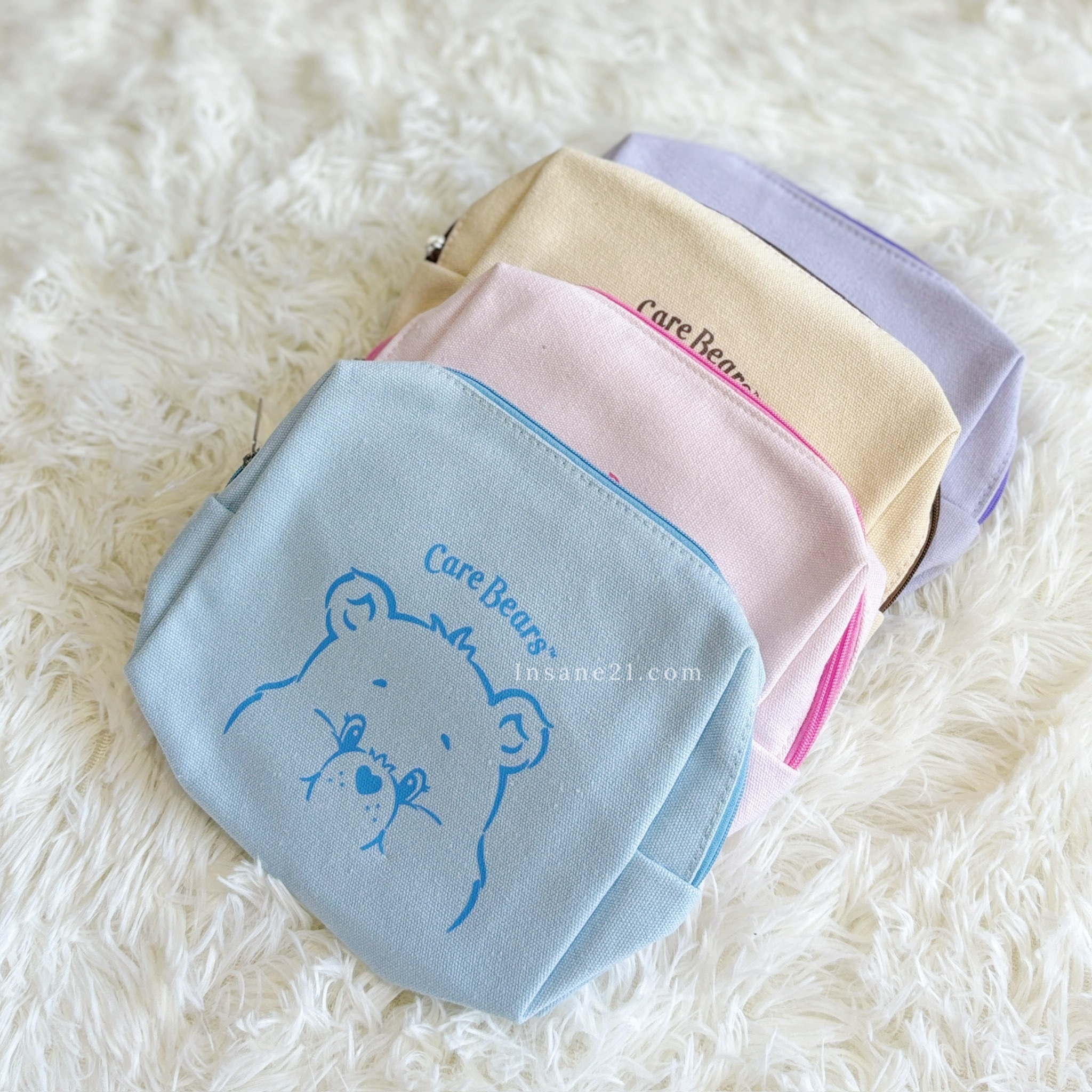 CARE BEARS 彩虹熊 布織收納包 化妝包 盥洗包 代購