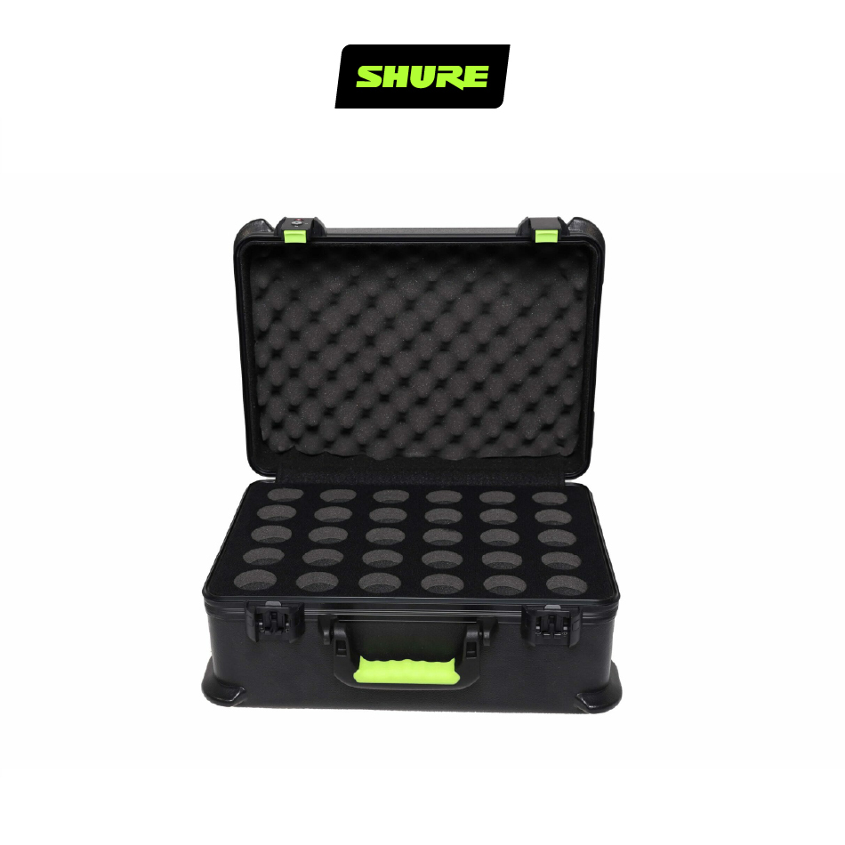 SHURE by Gator 有線麥克風TSA 收納箱 (30隻) SH-MICCASE30